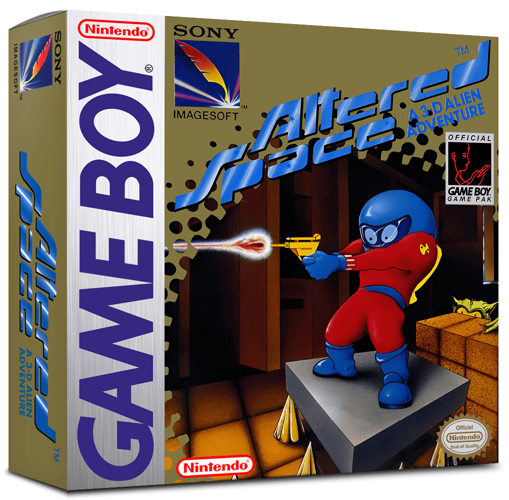 Altered Space - A 3-D Alien Adventure Reproduction Box