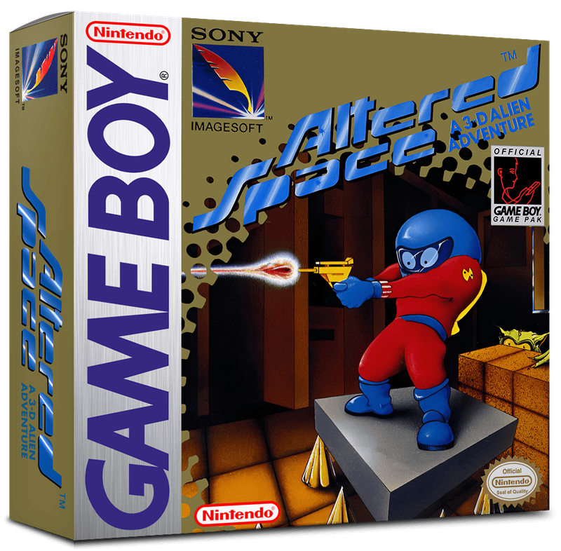 Altered Space - A 3-D Alien Adventure Reproduction Box