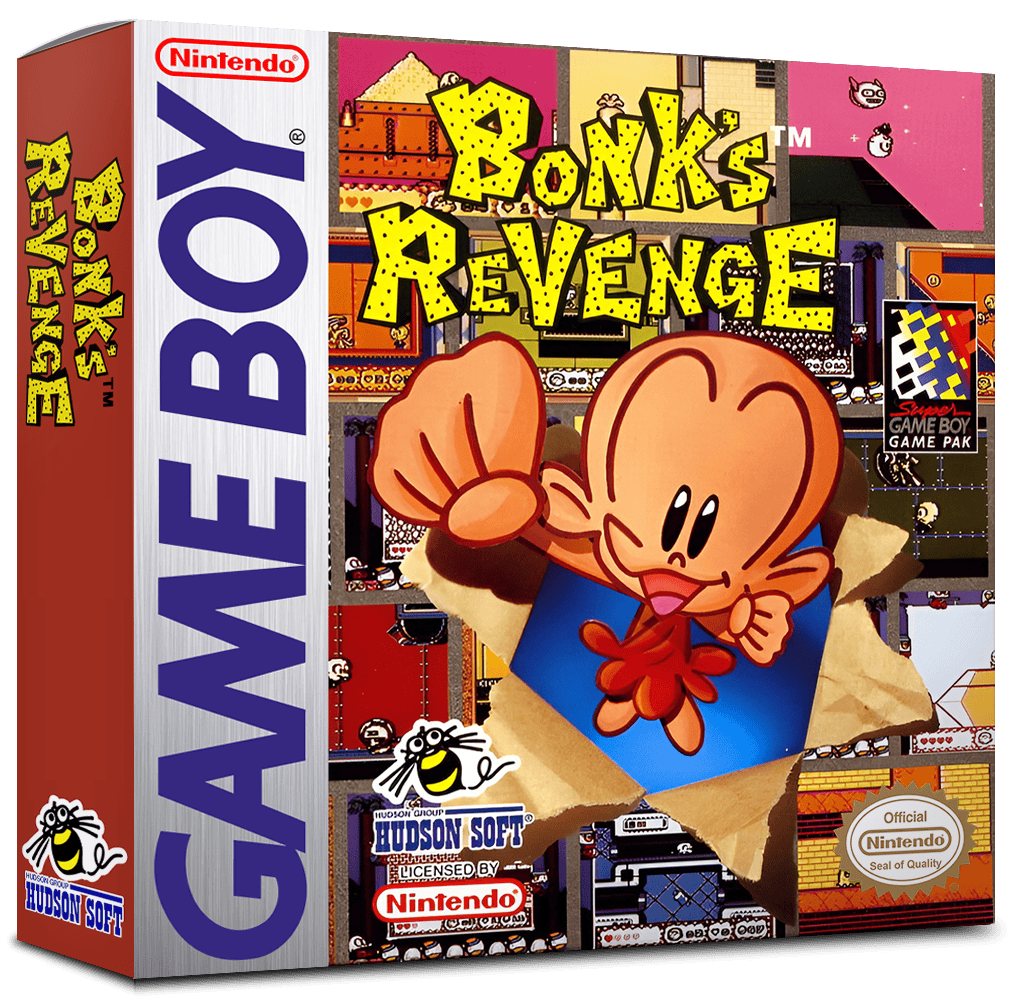 Bonk's Revenge Reproduction Box