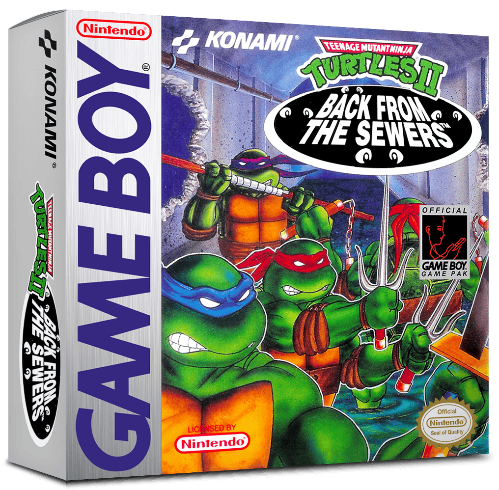 Teenage Mutant Ninja Turtles II - Back from the Sewers Reproduction Box
