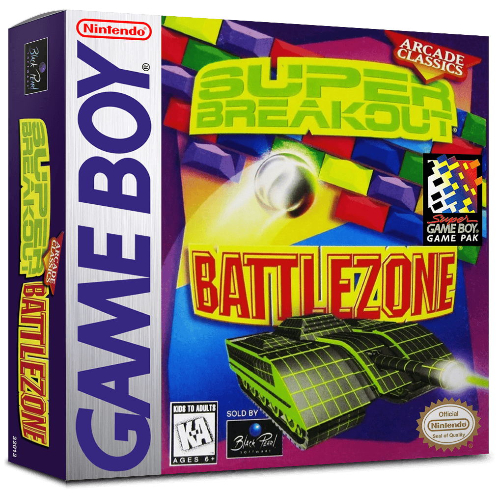 Arcade Classics - Super Breakout &amp; Battlezone Reproduction Box