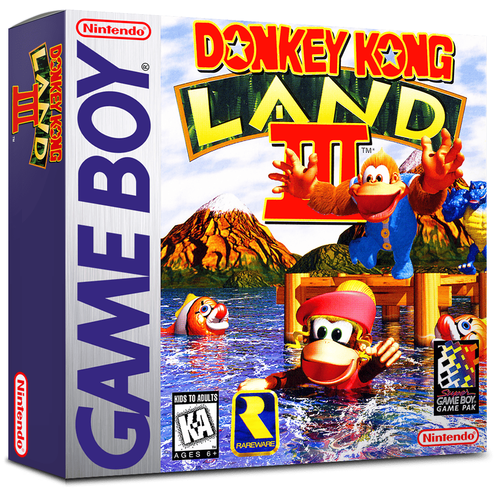 Donkey Kong Land III Reproduction Box