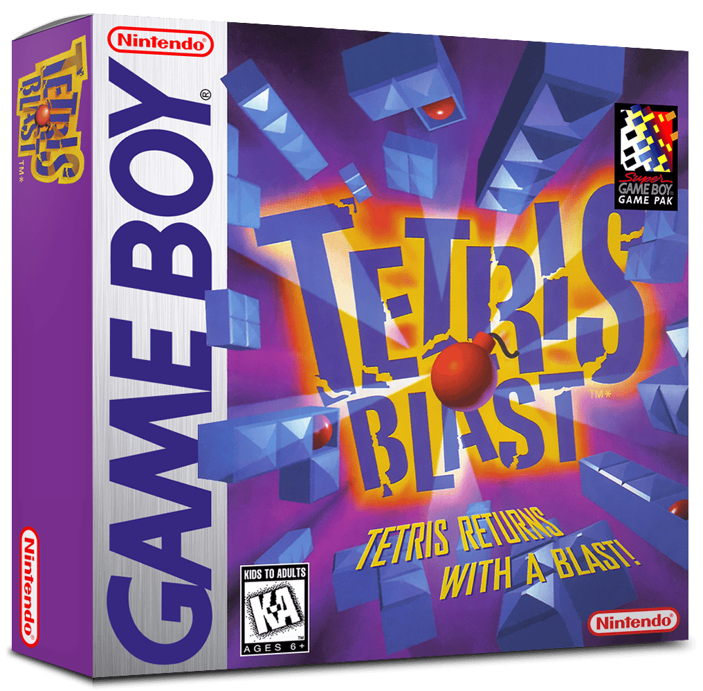 Tetris Blast Reproduction Box