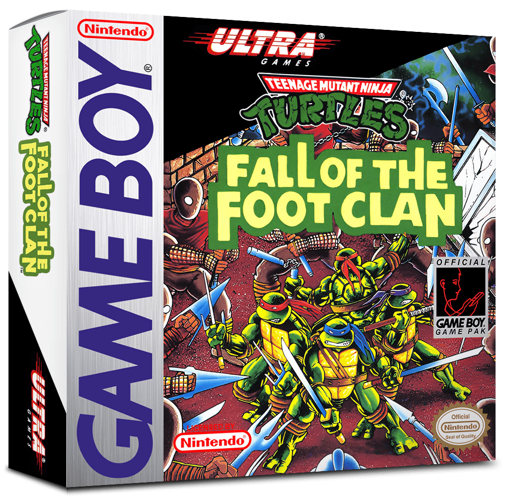 Teenage Mutant Ninja Turtles - Fall of the Foot Clan Reproduction Box