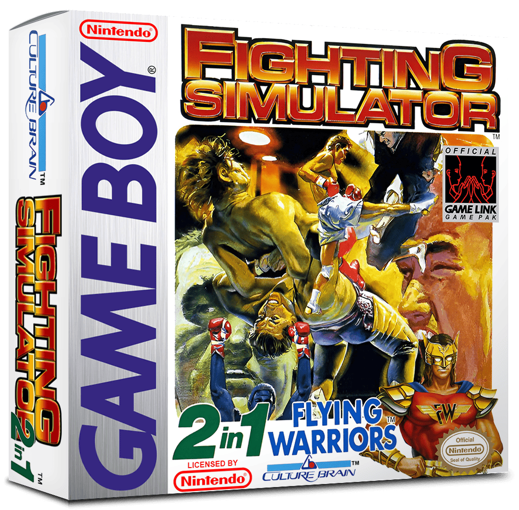 Fighting Simulator 2 in 1 - Flying Warriors Reproduction Box