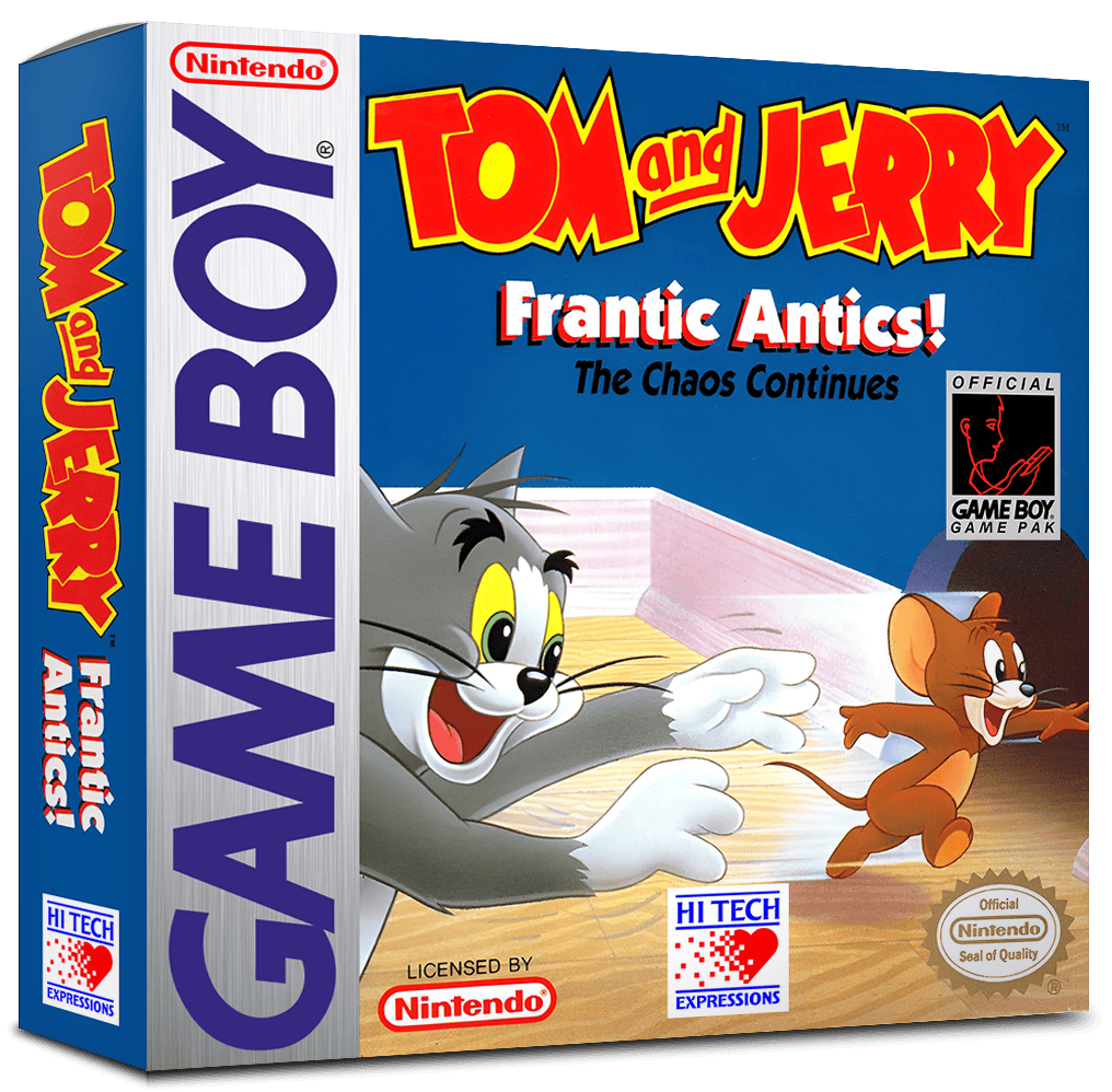 Tom and Jerry - Frantic Antics! Reproduction Box