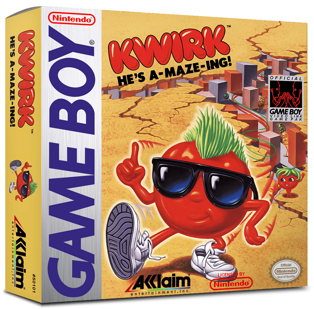 Kwirk - He's A-maze-ing! Reproduction Box