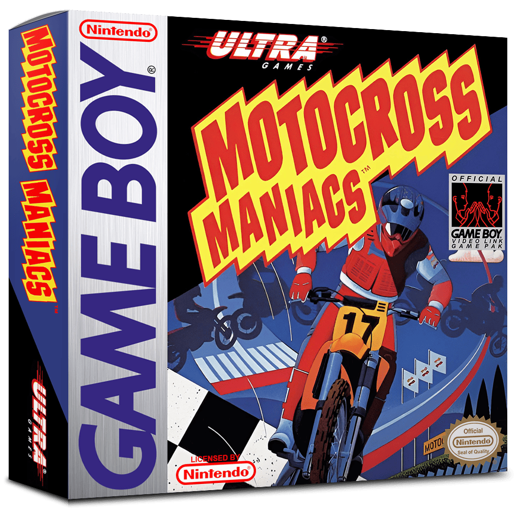 Motocross Maniacs Reproduction Box