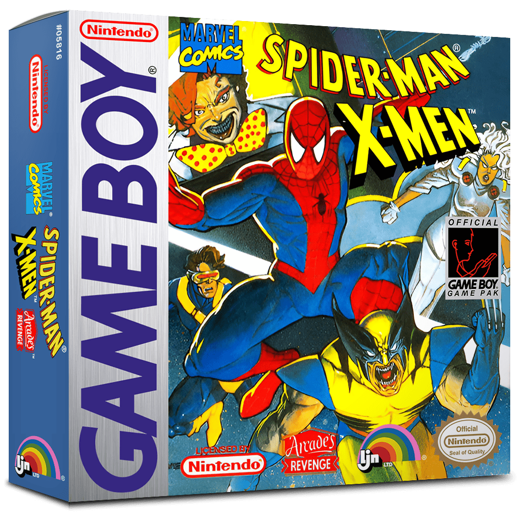 Spider-Man - X-Men - Arcade's Revenge Reproduction Box