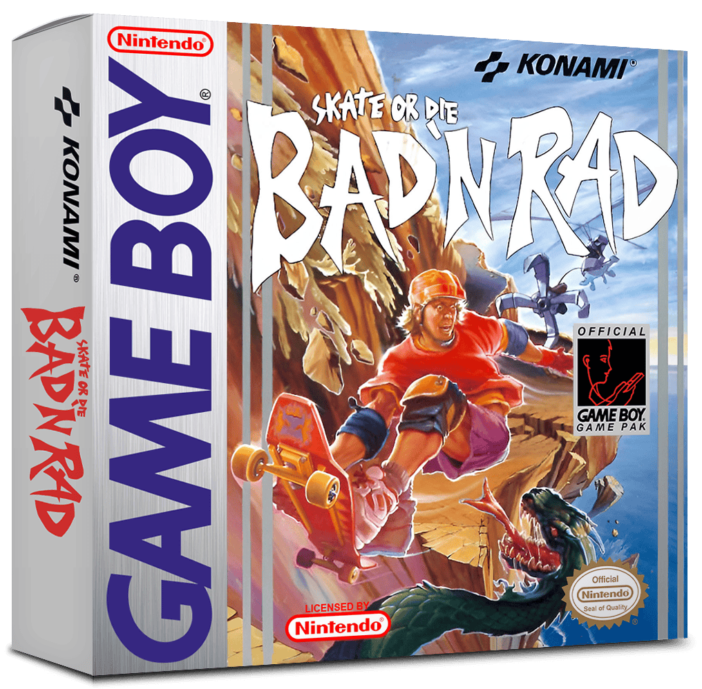 Skate or Die - Bad 'N Rad Reproduction Box