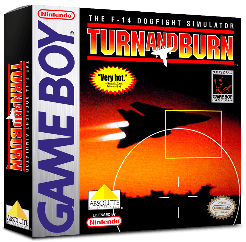 Turn and Burn - The F-14 Dogfight Simulator Reproduction Box