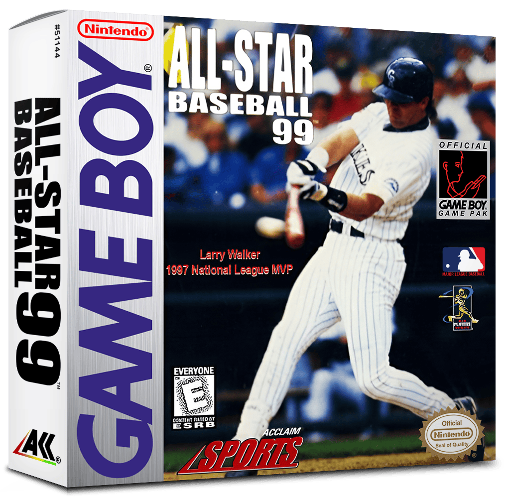 All-Star Baseball 99 Reproduction Box