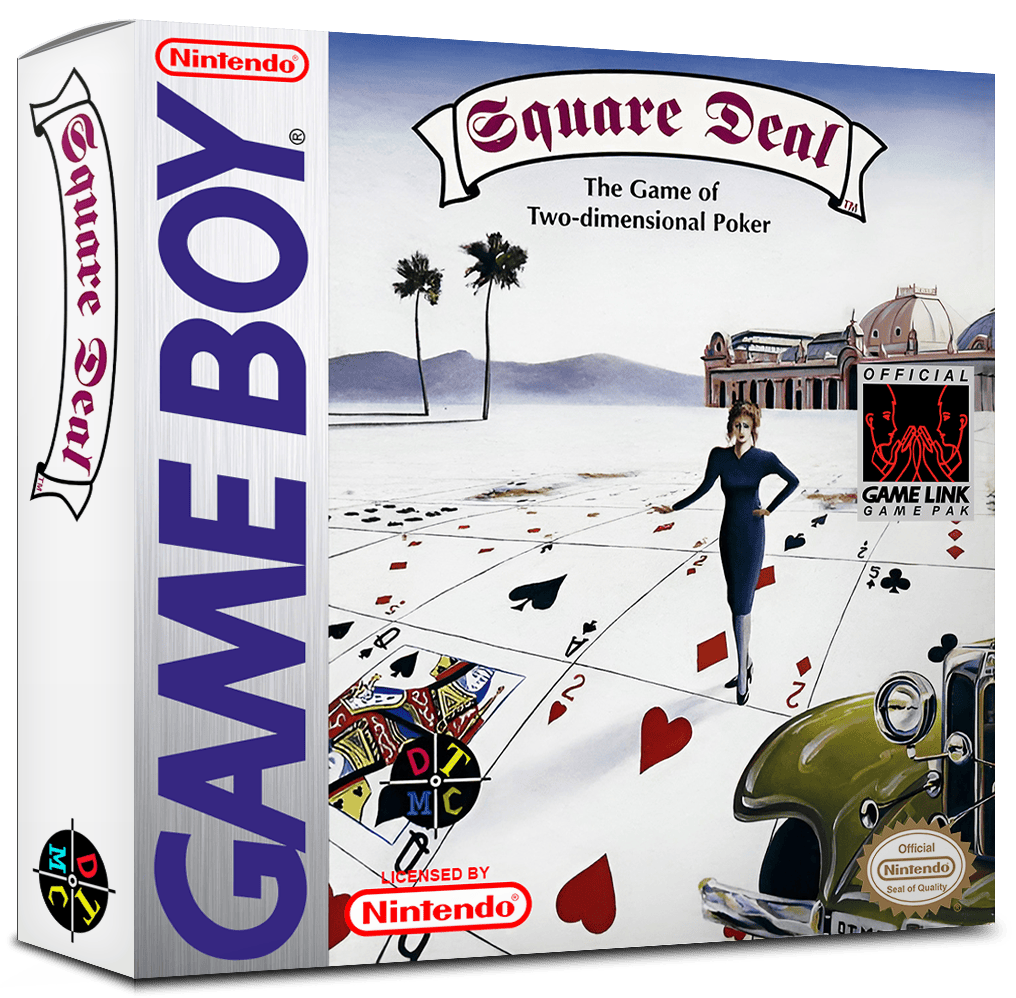 Square Deal - The Game of Two-Dimensional Poker Reproduction Box