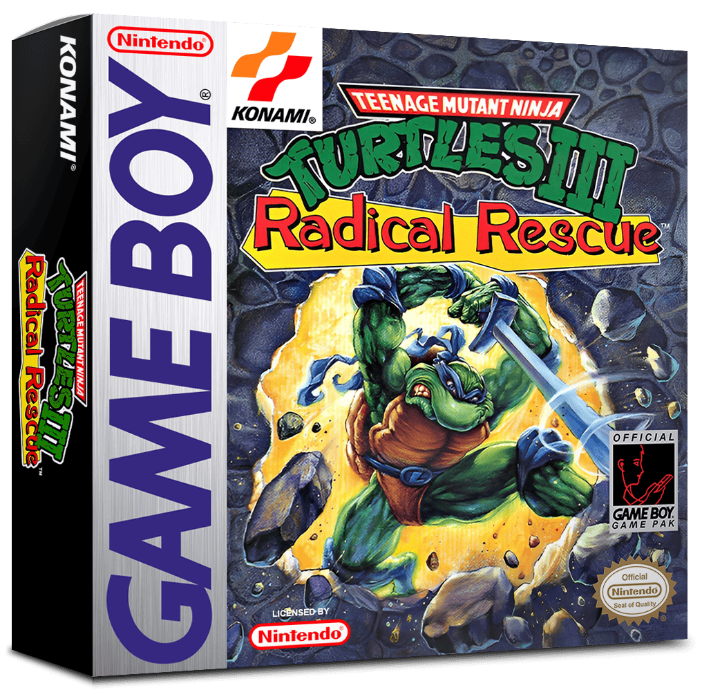 Teenage Mutant Ninja Turtles III - Radical Rescue Reproduction Box