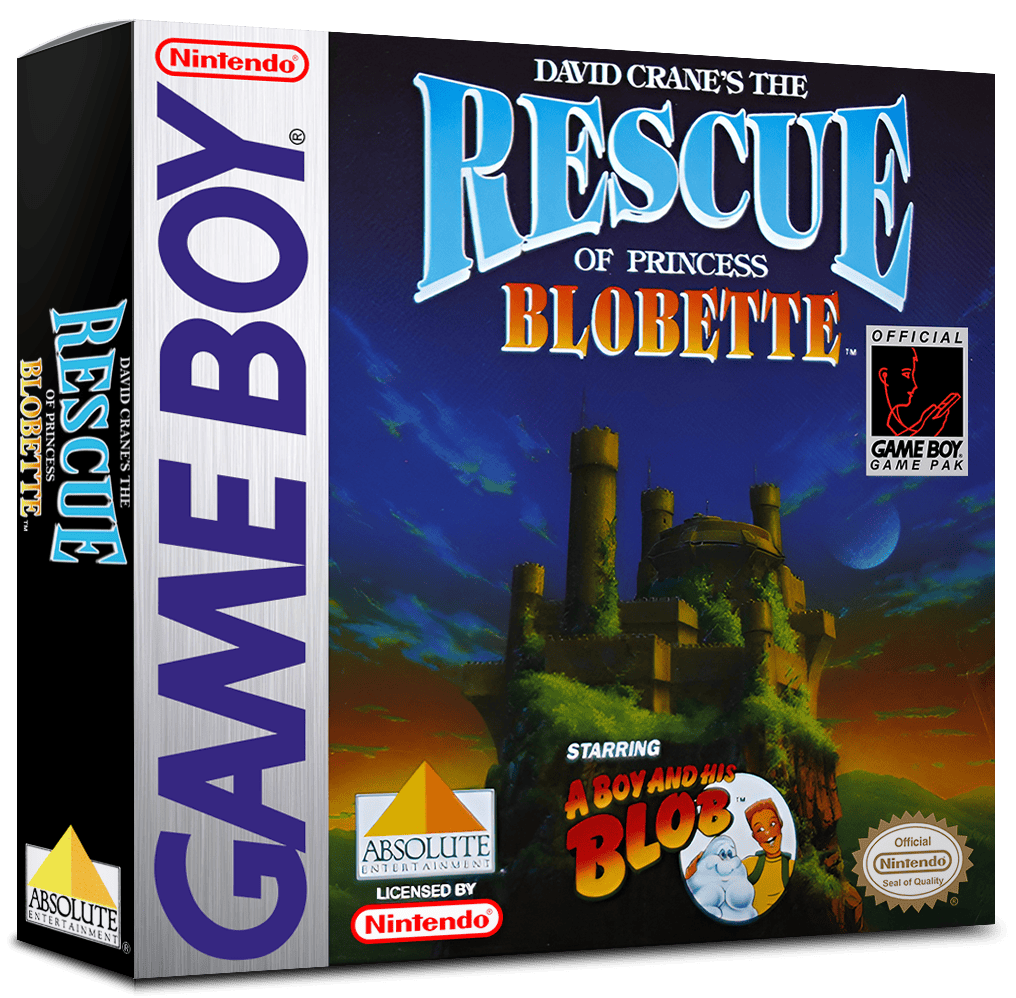 David Crane's The Rescue of Princess Blobette Reproduction Box