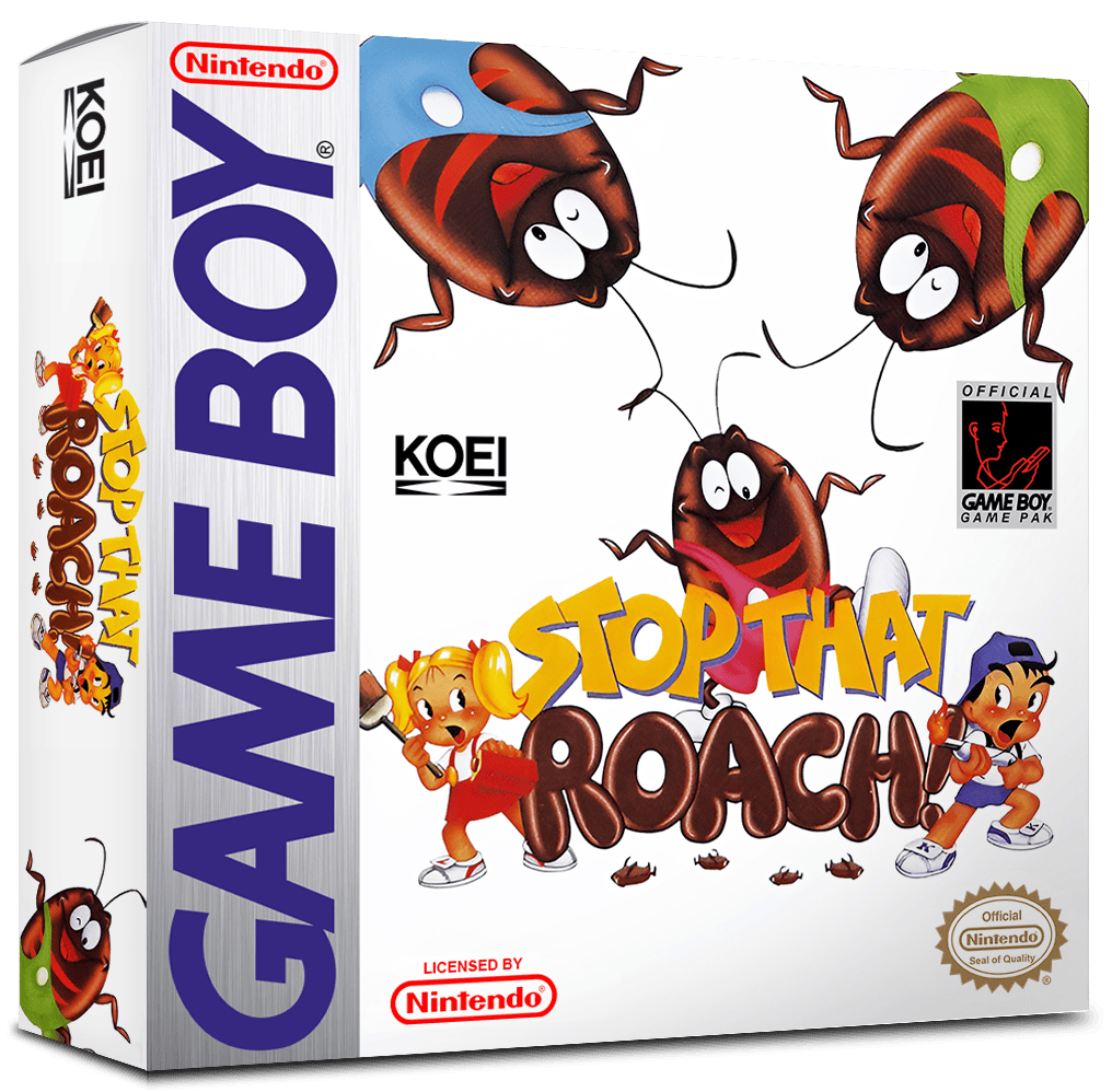 Stop That Roach! Reproduction Box