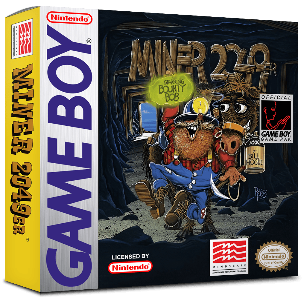 Miner 2049er Starring Bounty Bob Reproduction Box