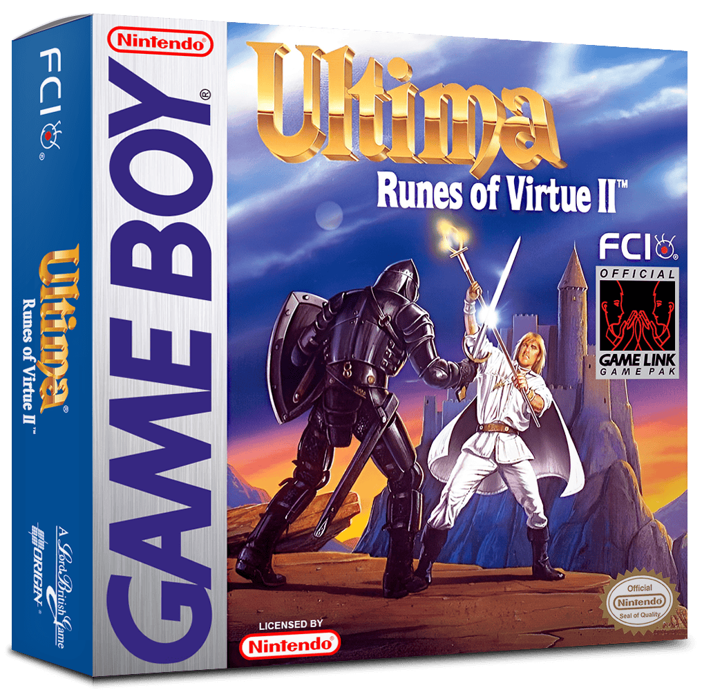 Ultima - Runes of Virtue II Reproduction Box