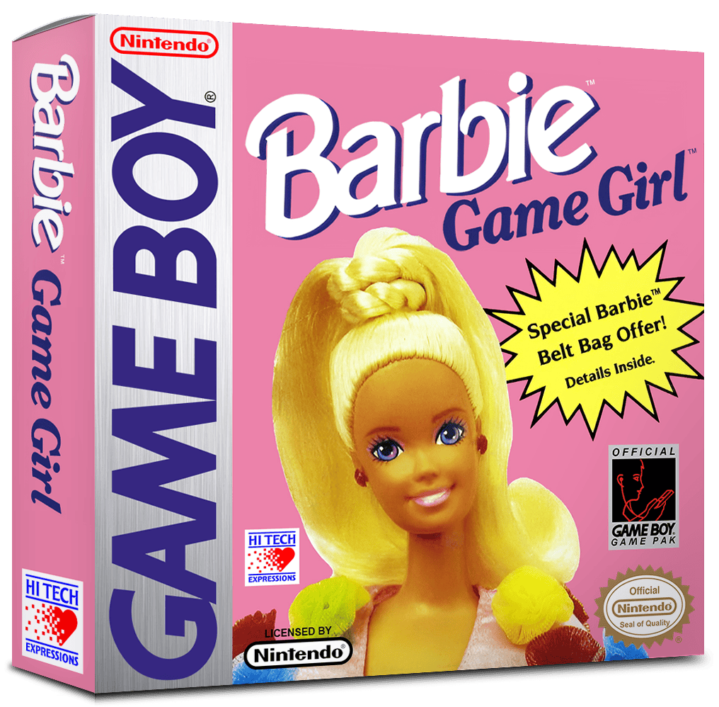 Barbie - Game Girl Reproduction Box