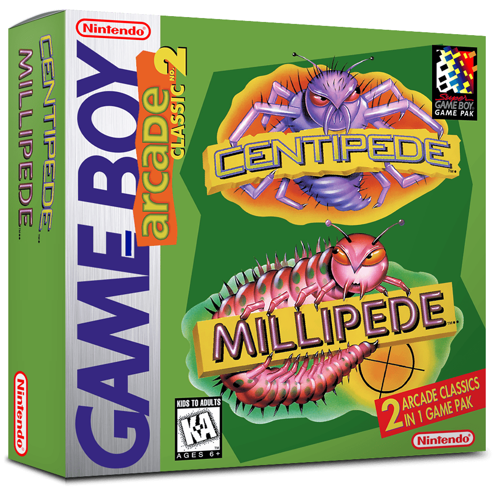 Arcade Classic No. 2 - Centipede &amp; Millipede Reproduction Box