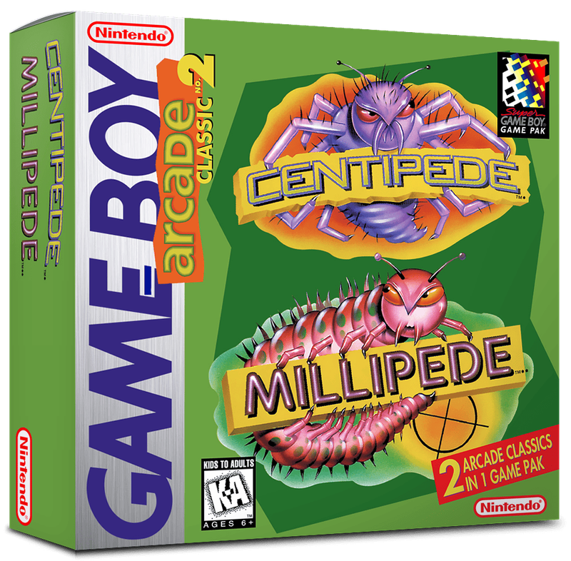Arcade Classic No. 2 - Centipede &amp; Millipede Reproduction Box