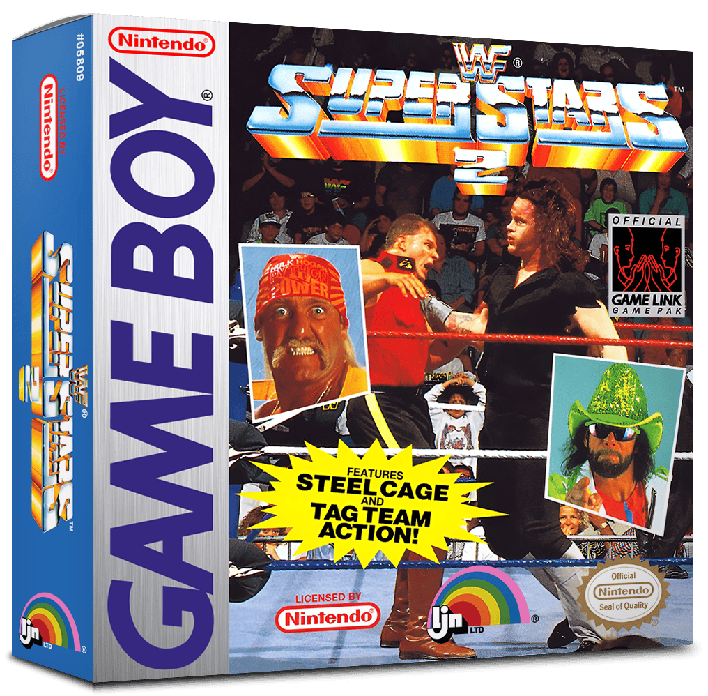 WWF Superstars 2 Reproduction Box
