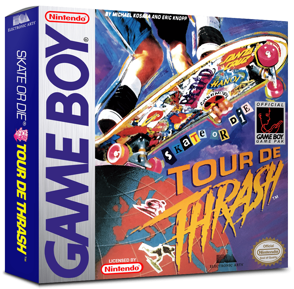 Skate or Die - Tour de Thrash Reproduction Box