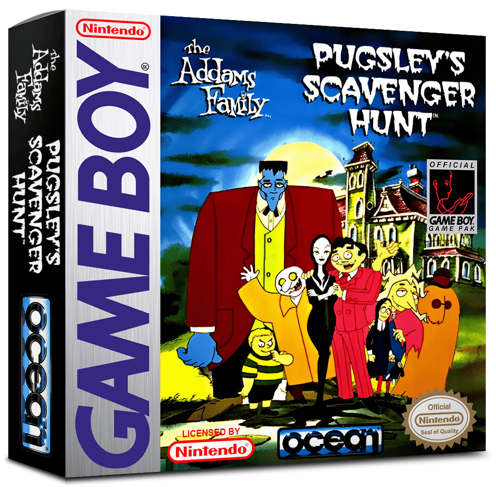 Addams Family, The - Pugsley's Scavenger Hunt Reproduction Box