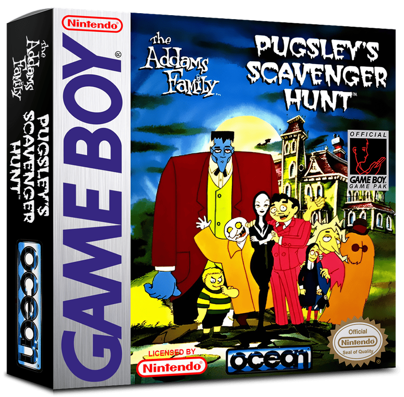 Addams Family, The - Pugsley's Scavenger Hunt Reproduction Box