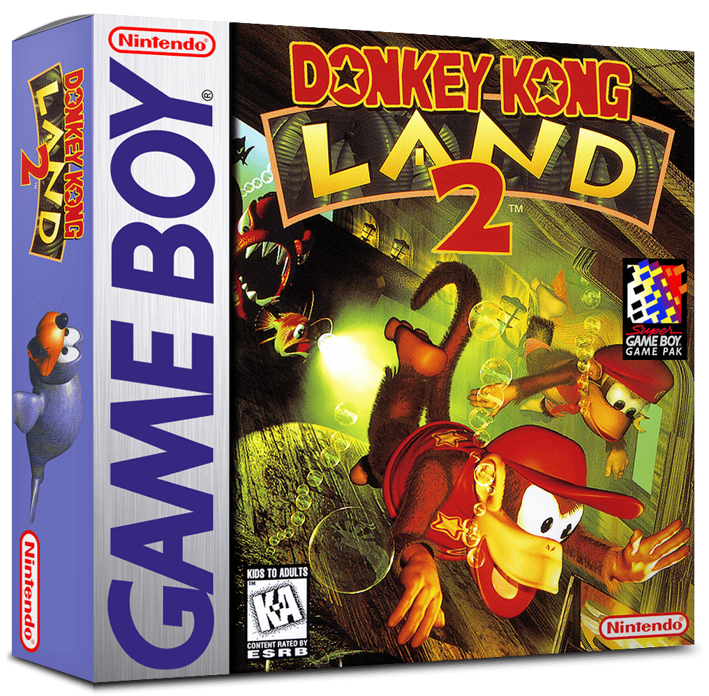 Donkey Kong Land 2 Reproduction Box
