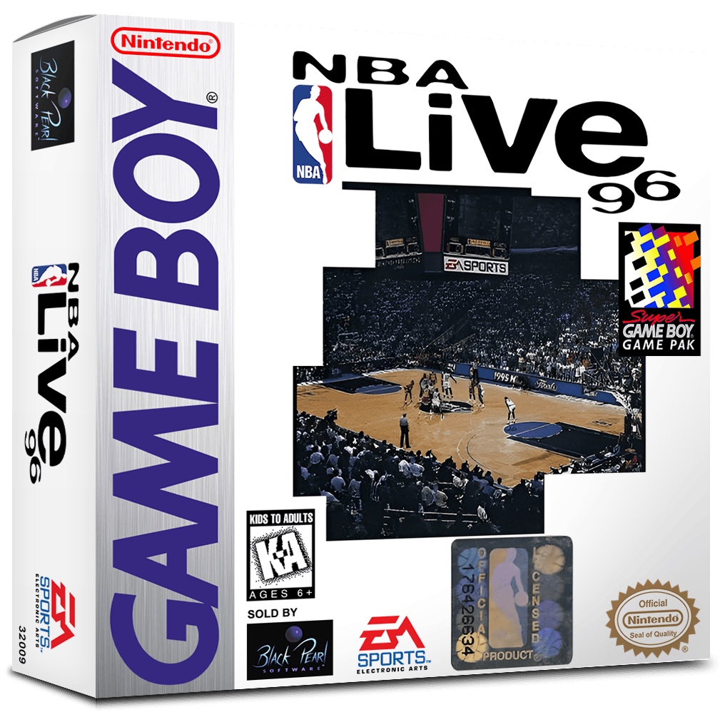 NBA Live 96 Reproduction Box