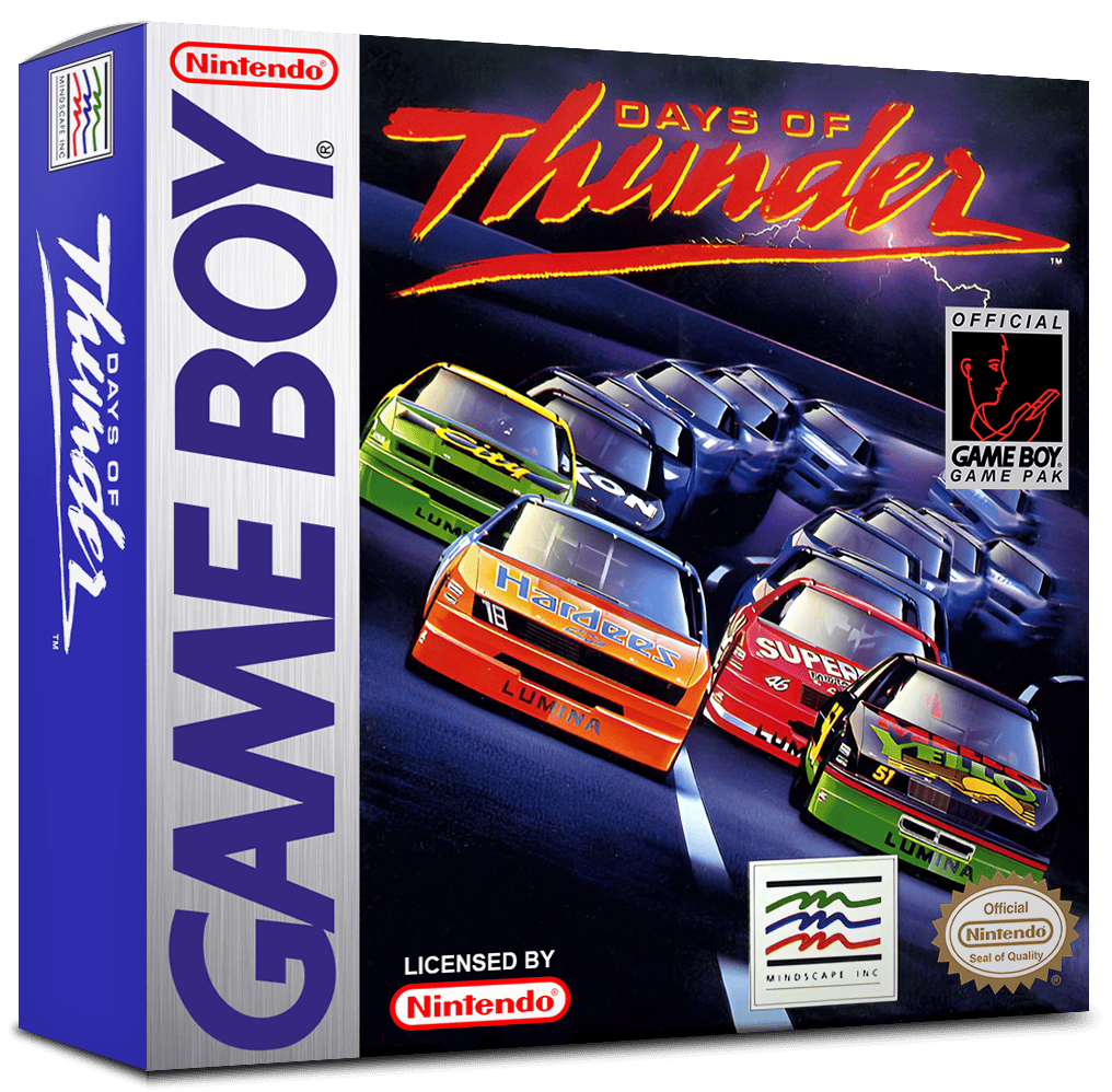 Days of Thunder Reproduction Box