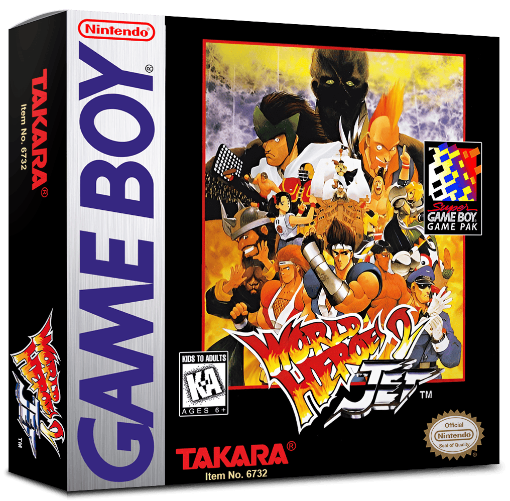 World Heroes 2 Jet Reproduction Box