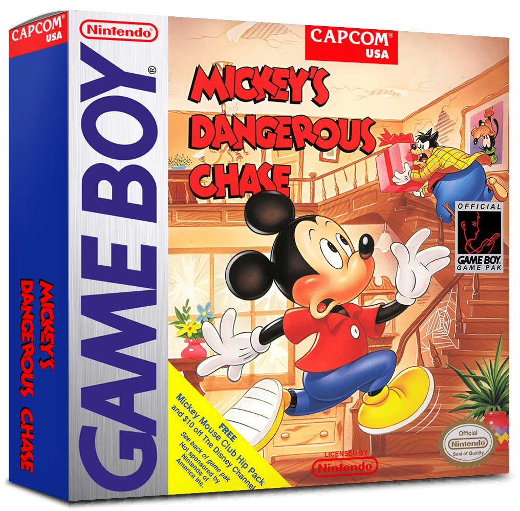 Mickey's Dangerous Chase Reproduction Box