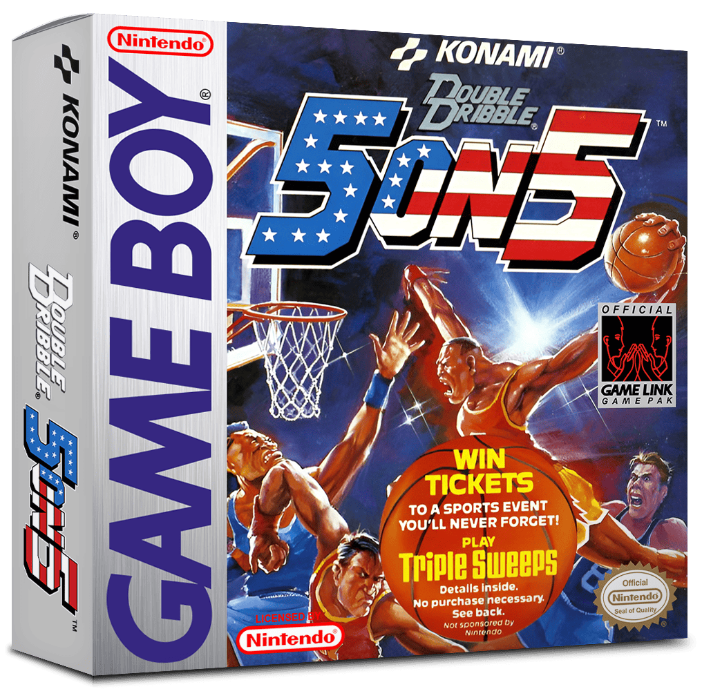 Double Dribble - 5 on 5 Reproduction Box