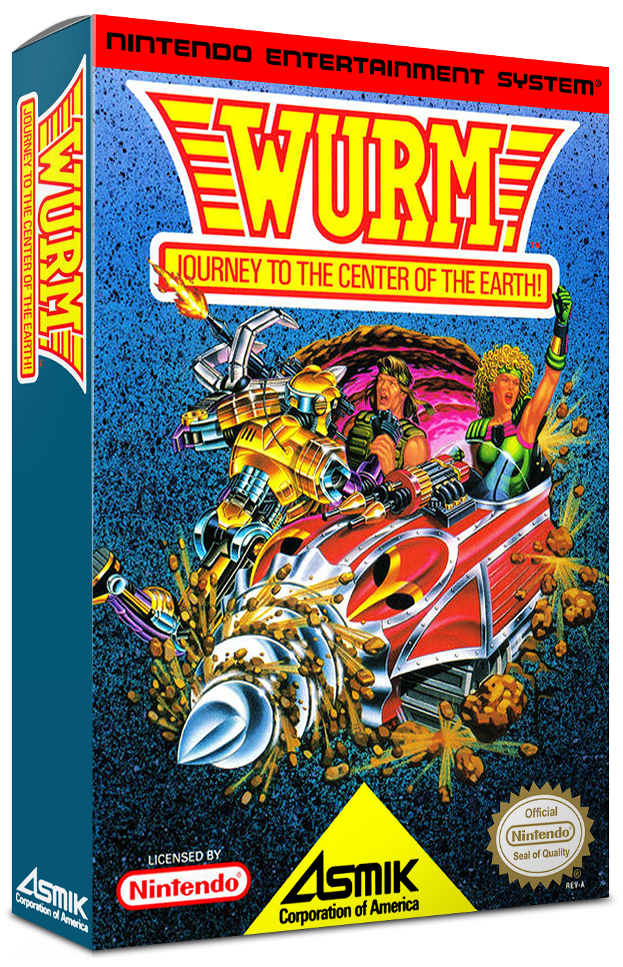 Wurm Journey to the Center of the Earth Reproduction Box