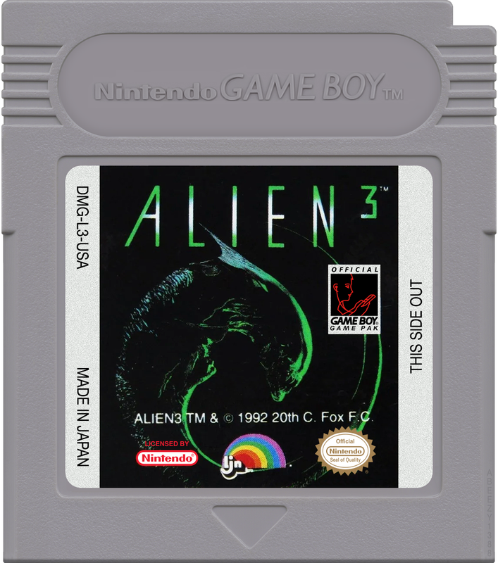 Alien 3 Cartridge Label