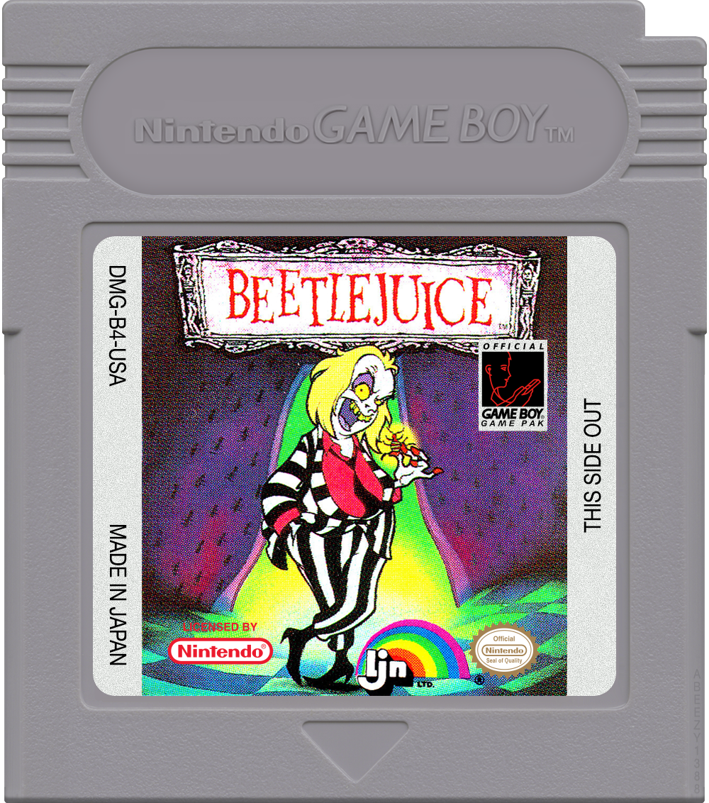 Beetlejuice Cartridge Label
