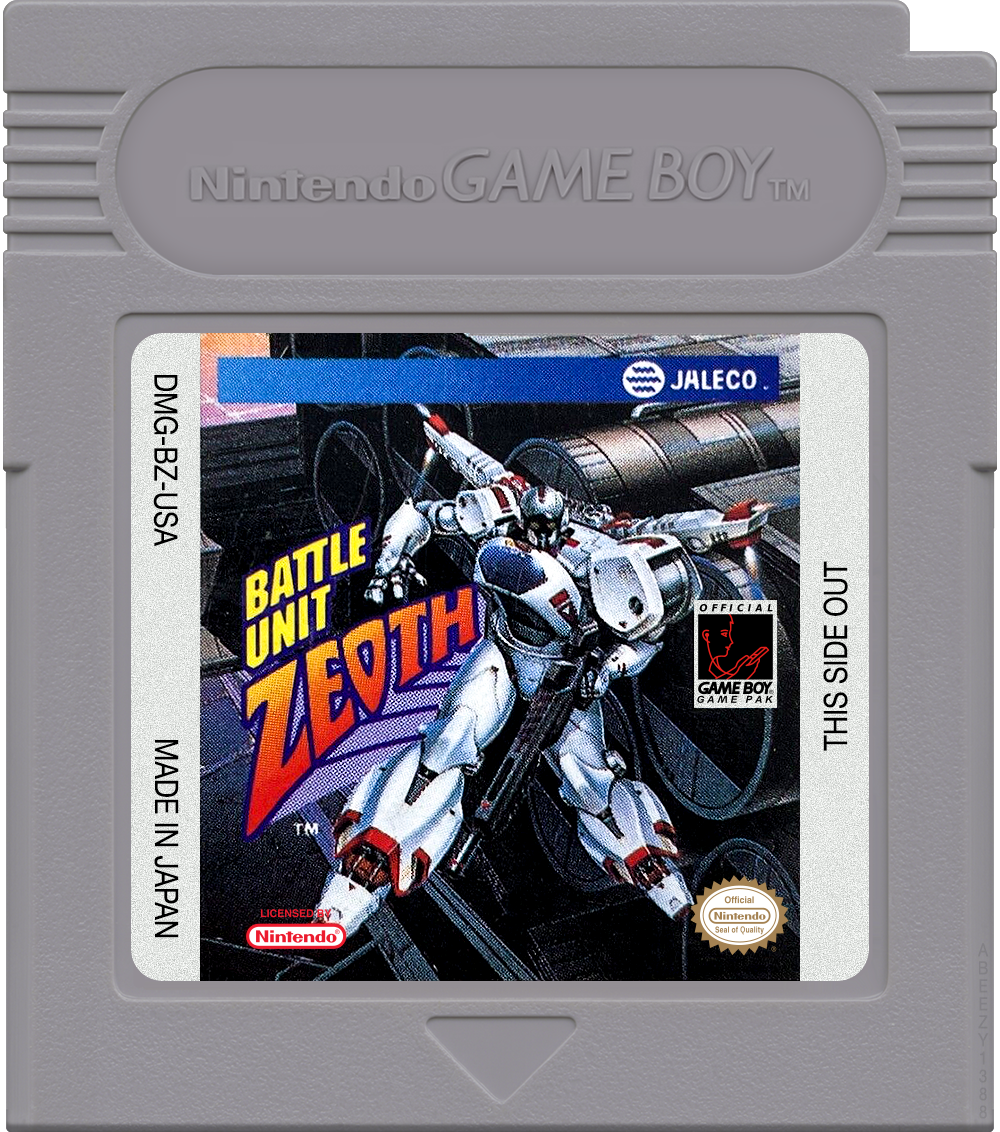 Battle Unit Zeoth Cartridge Label