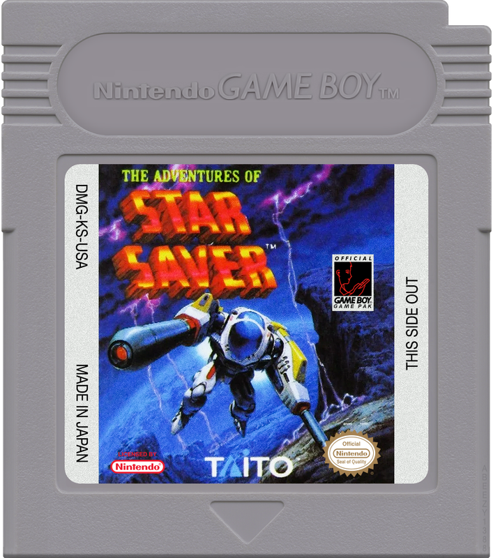 Adventures of Star Saver, The Cartridge Label