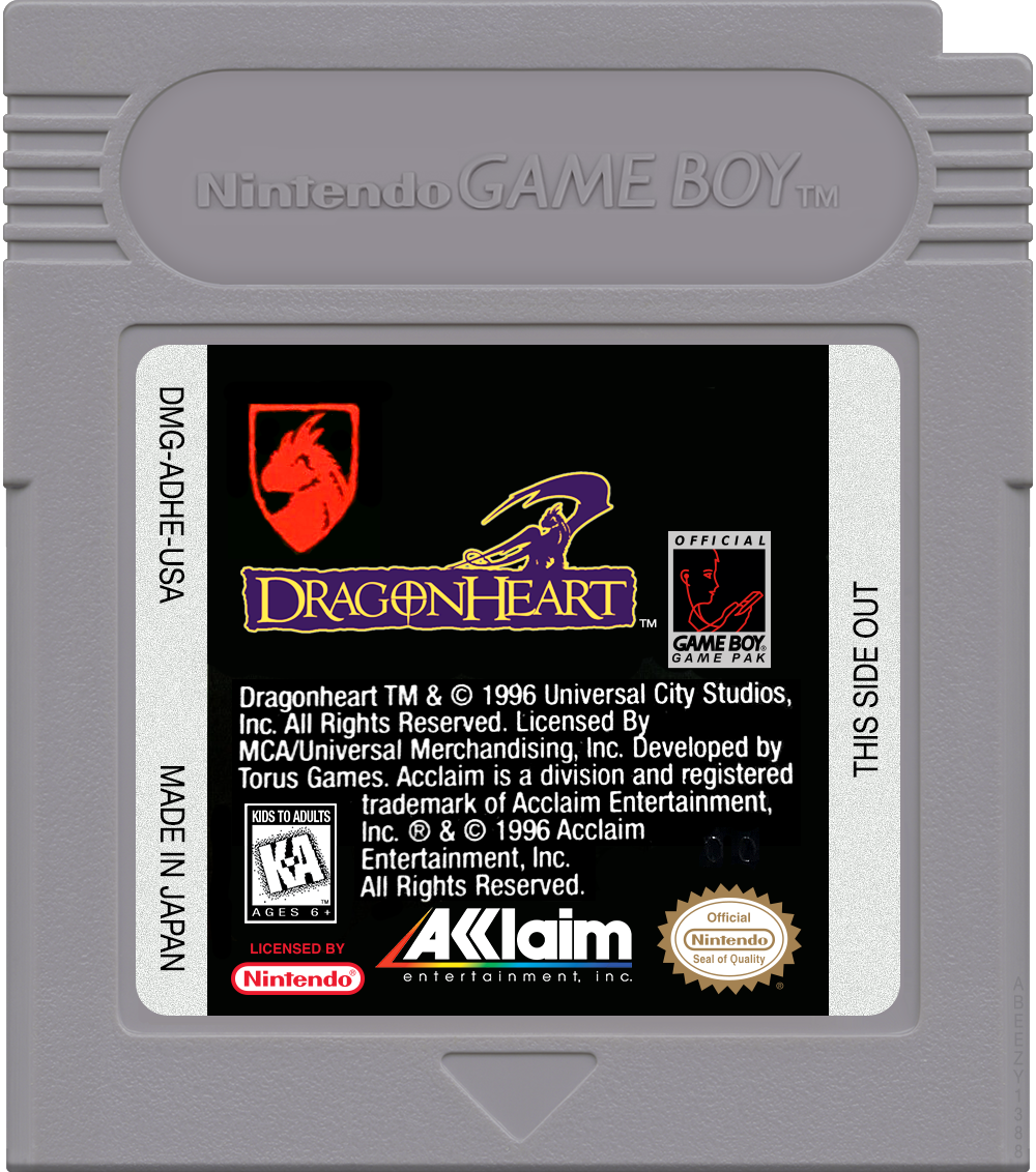 DragonHeart Cartridge Label