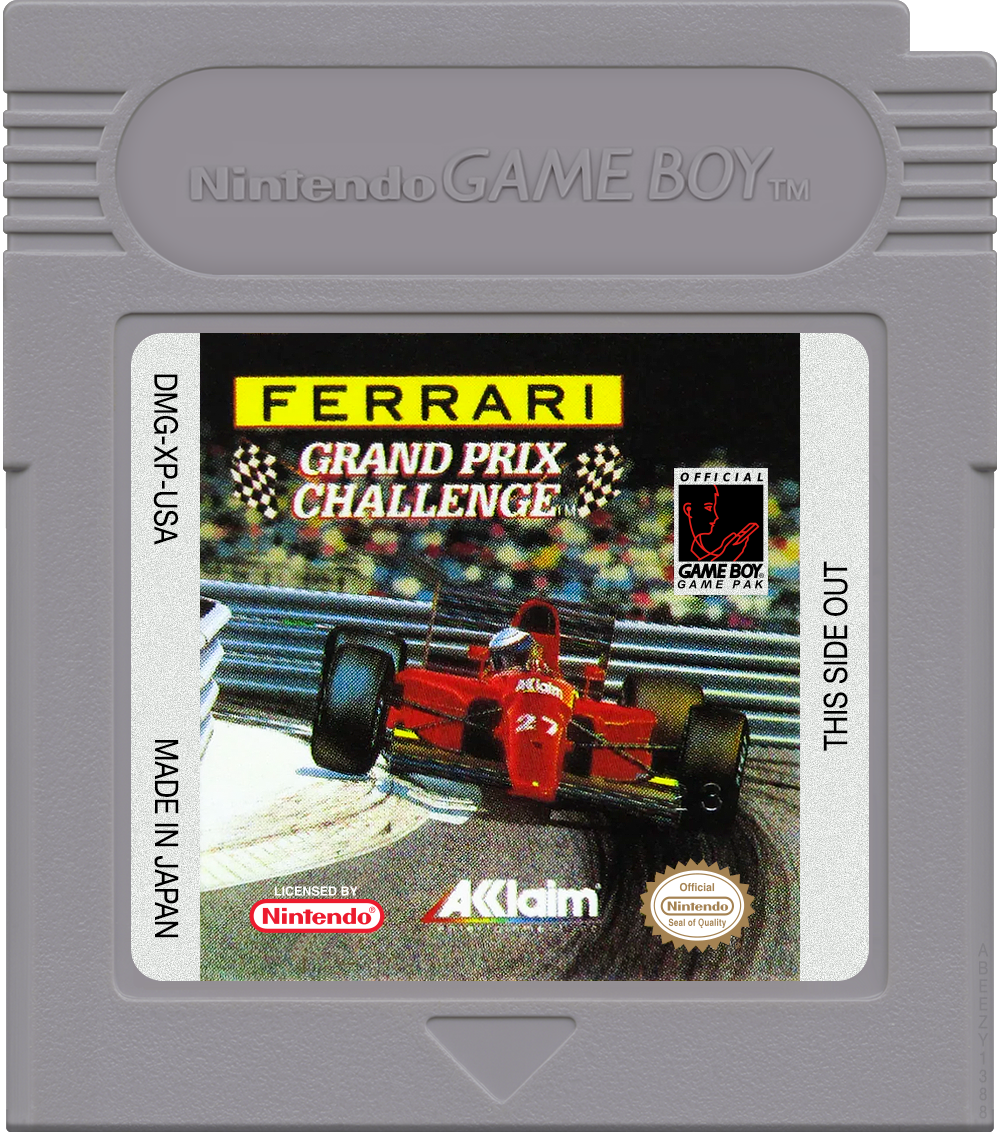 Ferrari Grand Prix Challenge Cartridge Label