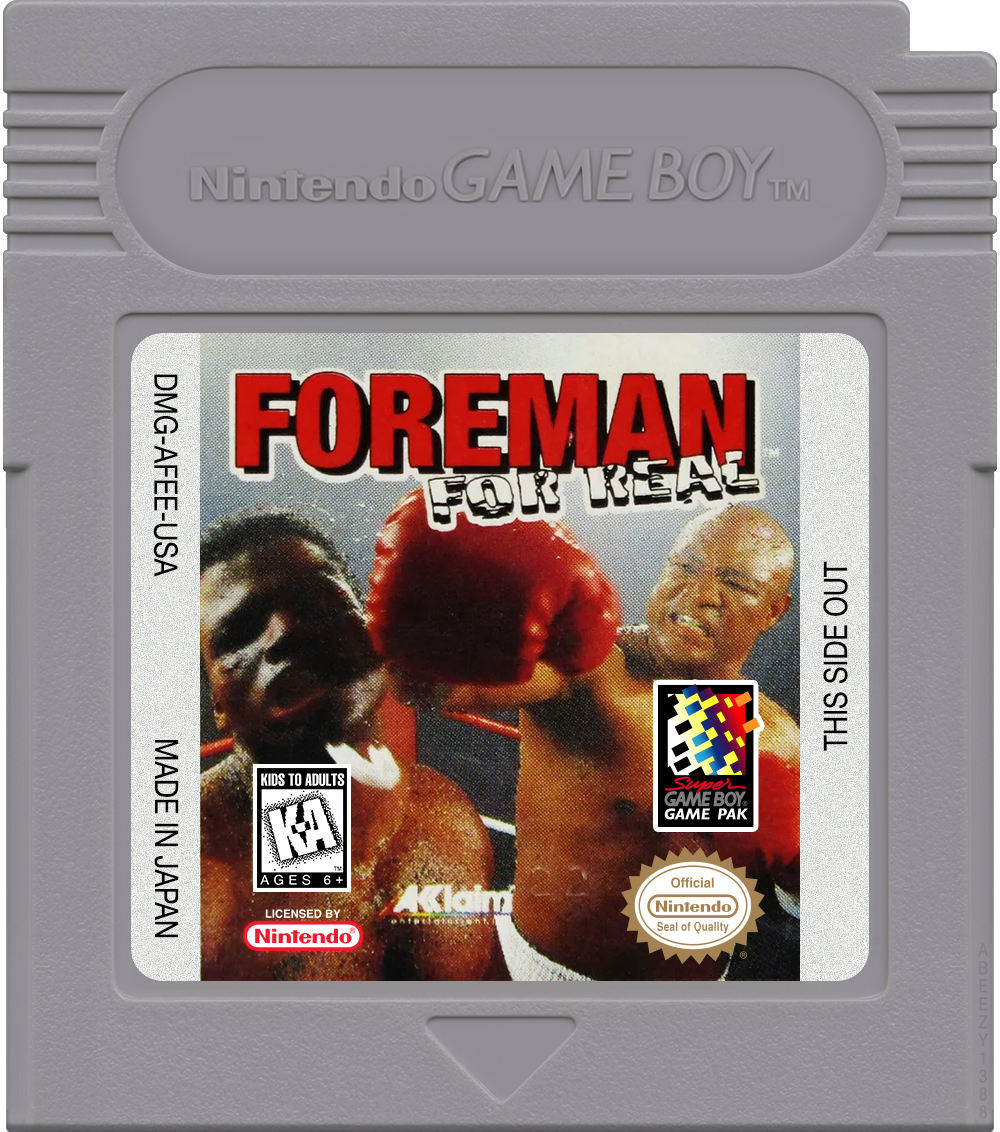 Foreman for Real Cartridge Label