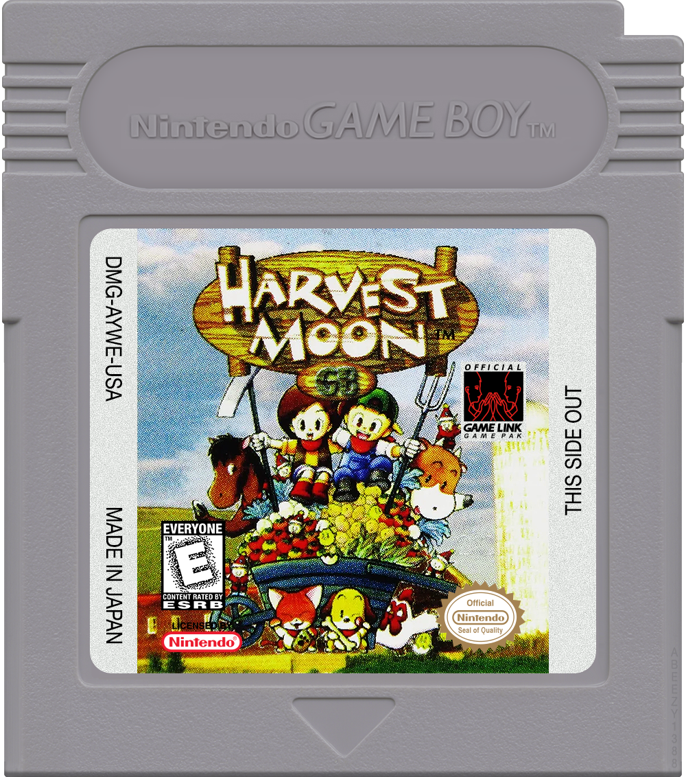 Harvest Moon GB Cartridge Label