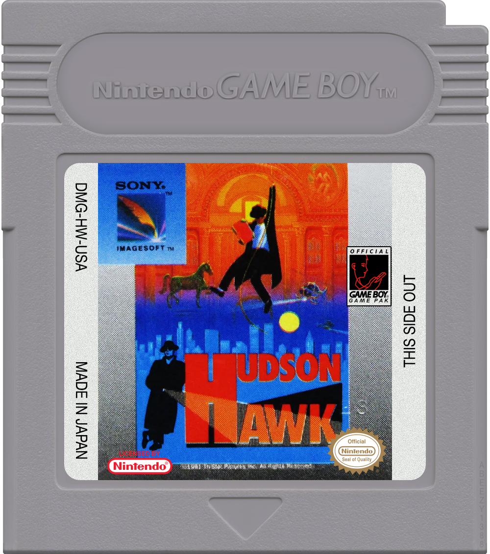Hudson Hawk Cartridge Label