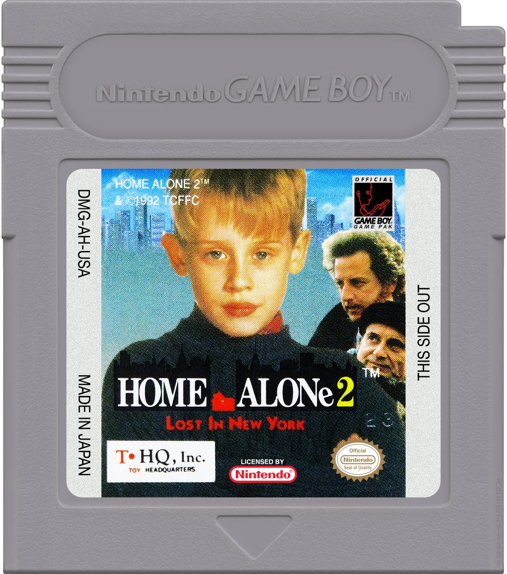 Home Alone 2 - Lost in New York Cartridge Label