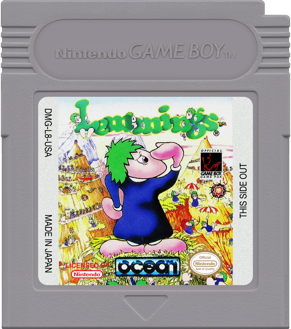 Lemmings Cartridge Label