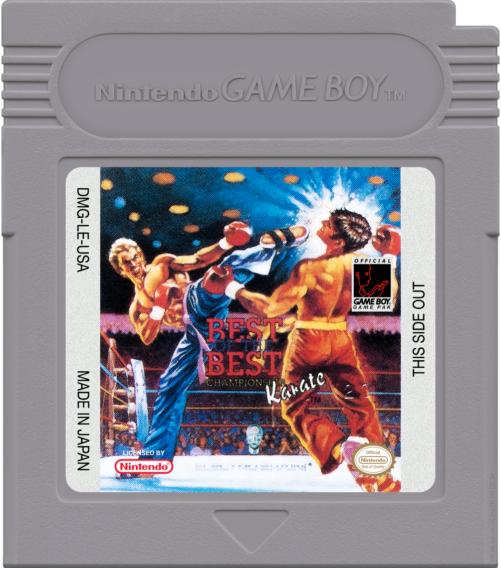 Best of the Best - Championship Karate Cartridge Label