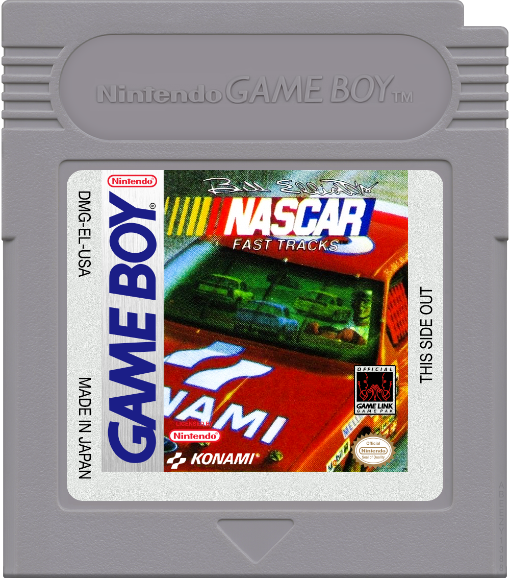 Bill Elliott's NASCAR Fast Tracks Cartridge Label