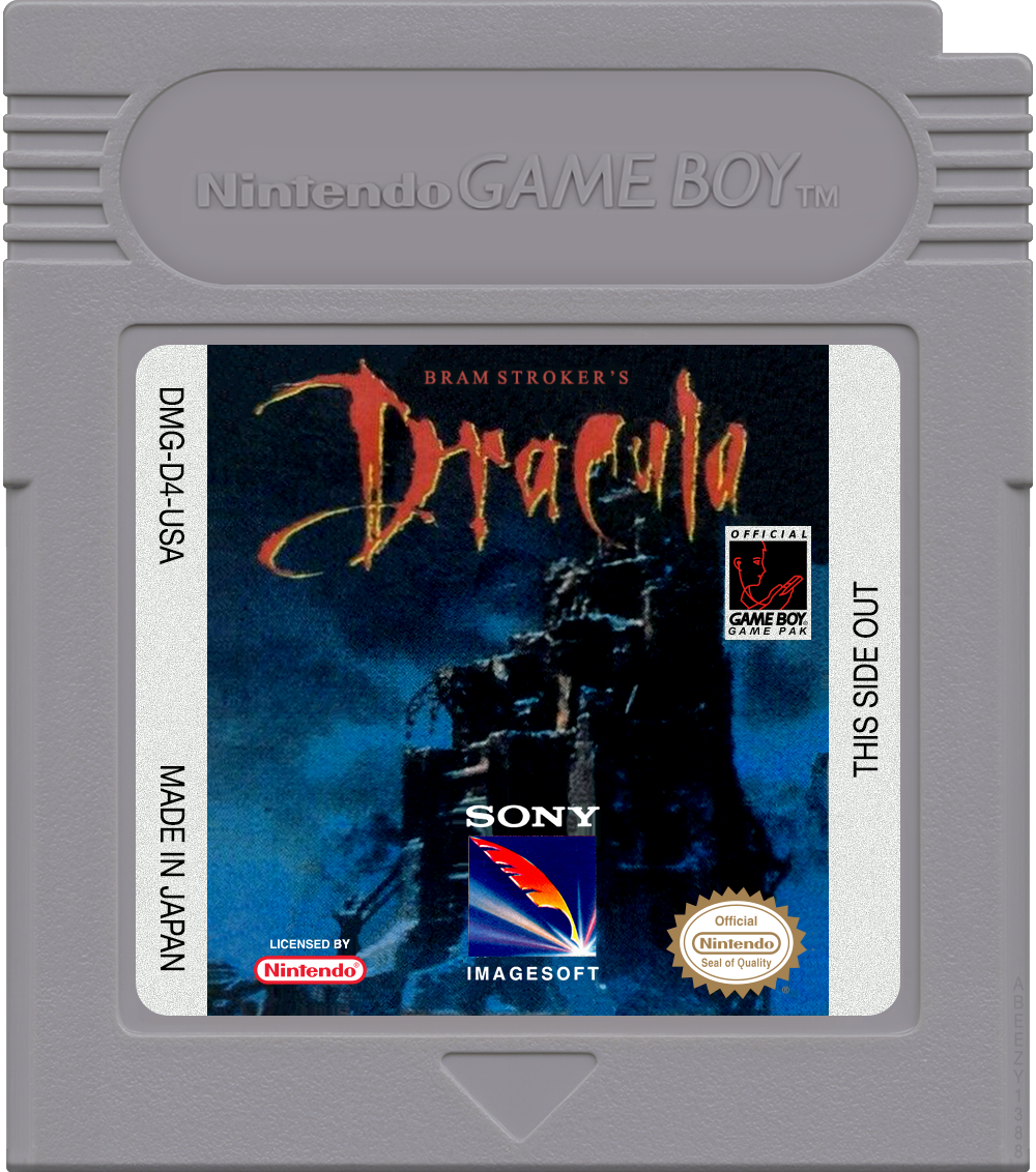 Bram Stoker's Dracula Cartridge Label